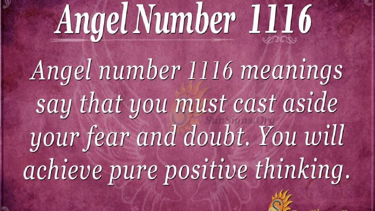 1116 Angel Number