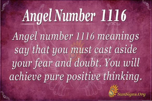 1116 Angel Number