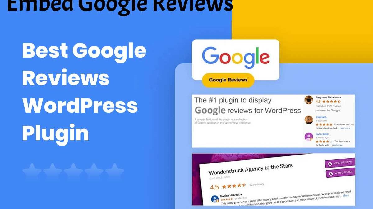 Embed Google Reviews