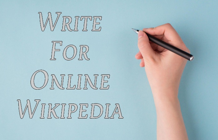 Write For Online Wikipedia